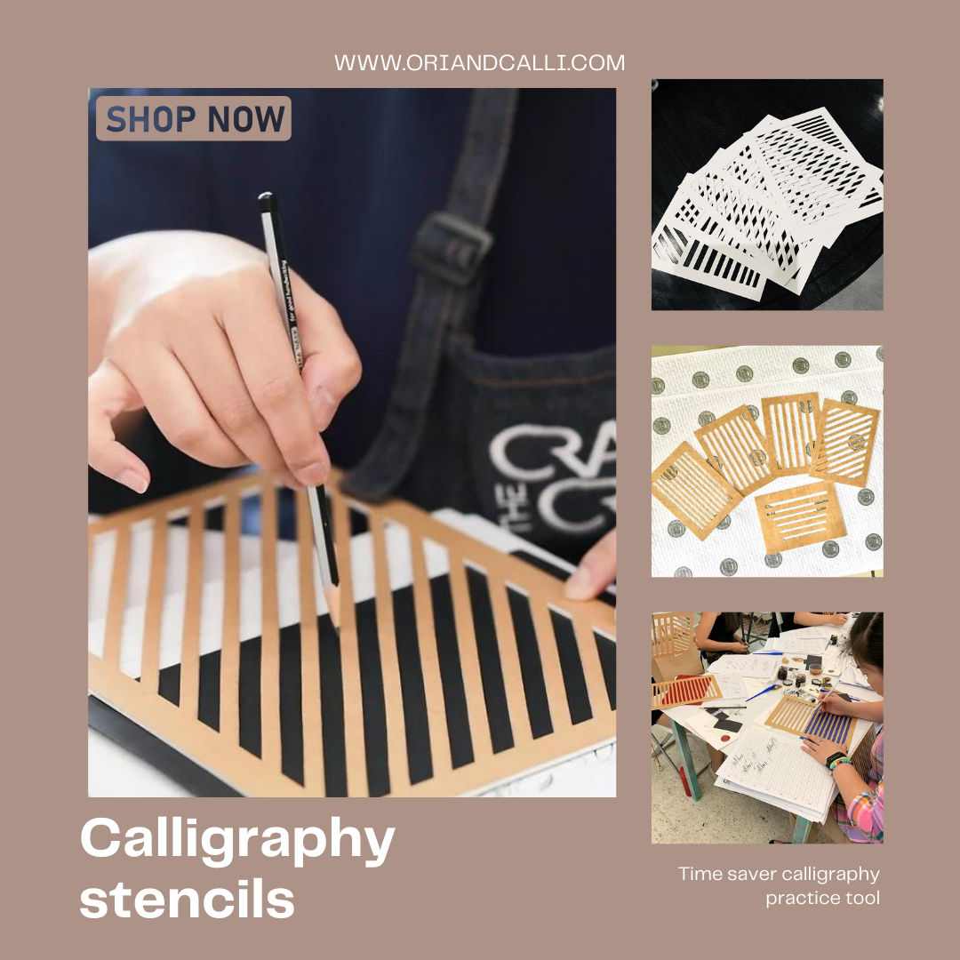 Copperplate Stencil set - Oriandcalli