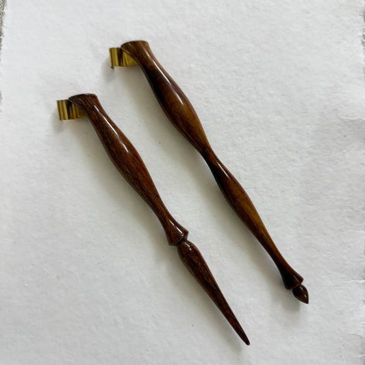 Wooden oblique holder