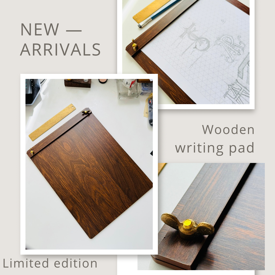 Wooden writing pad - Oriandcalli