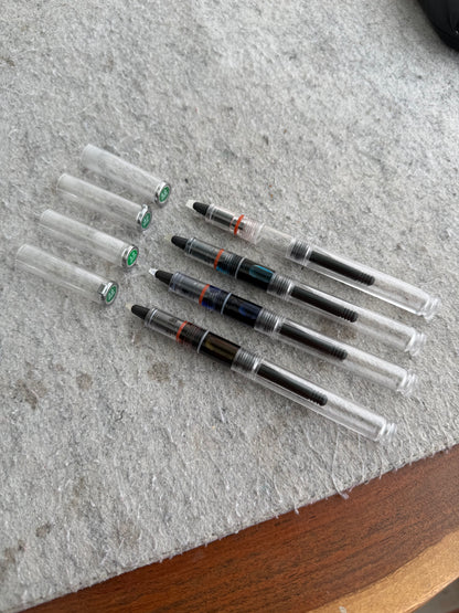 Flat tip pens