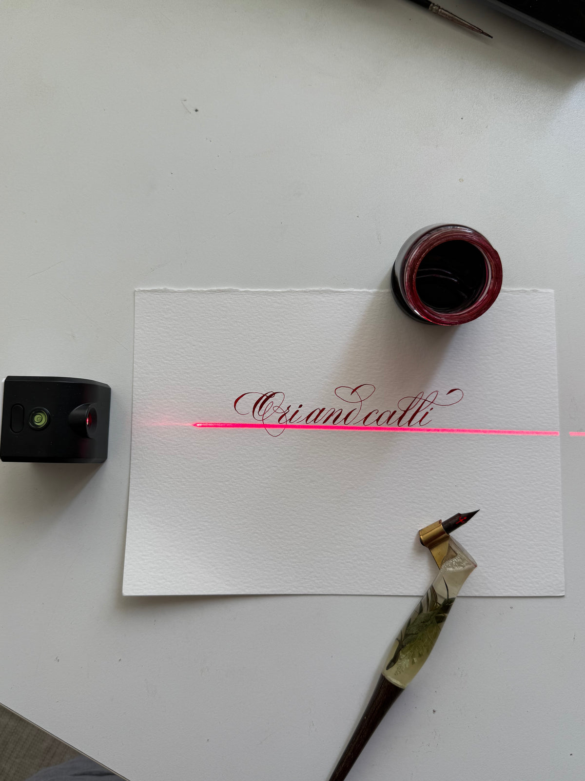 Calligraphy Laser Liner