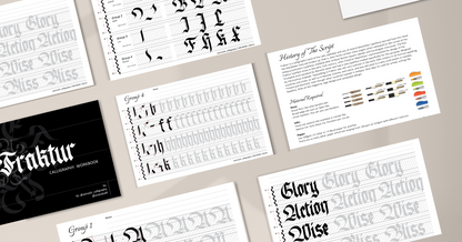 Fraktur Calligraphy Workbook