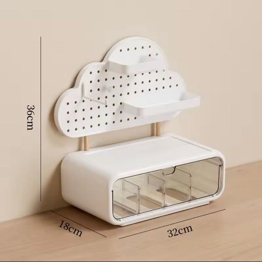 Storage Box With Drawer Cloud Shape