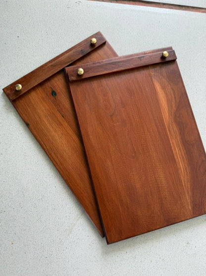 Wooden writing pad