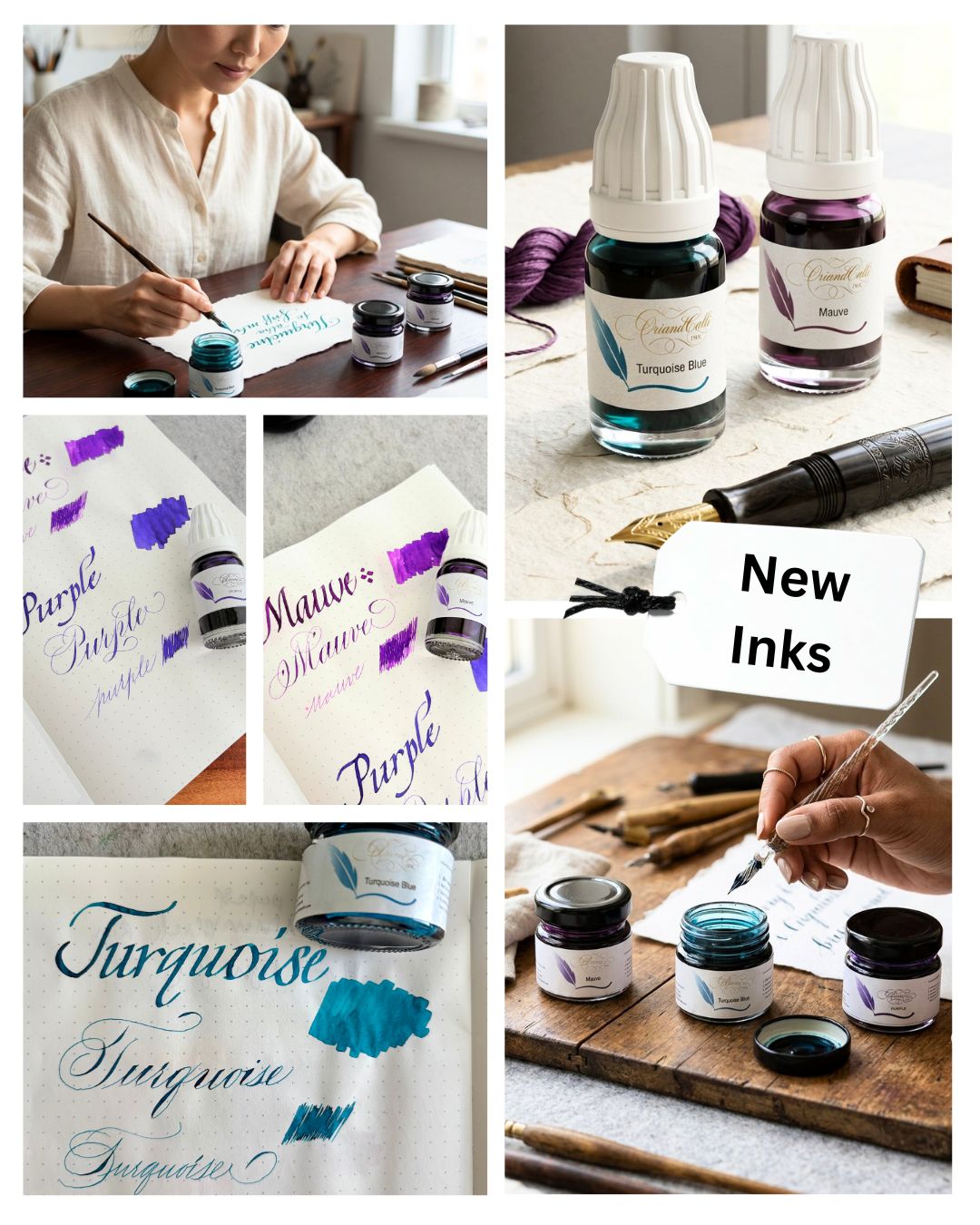 Fountain pen ink set -3 - Oriandcalli