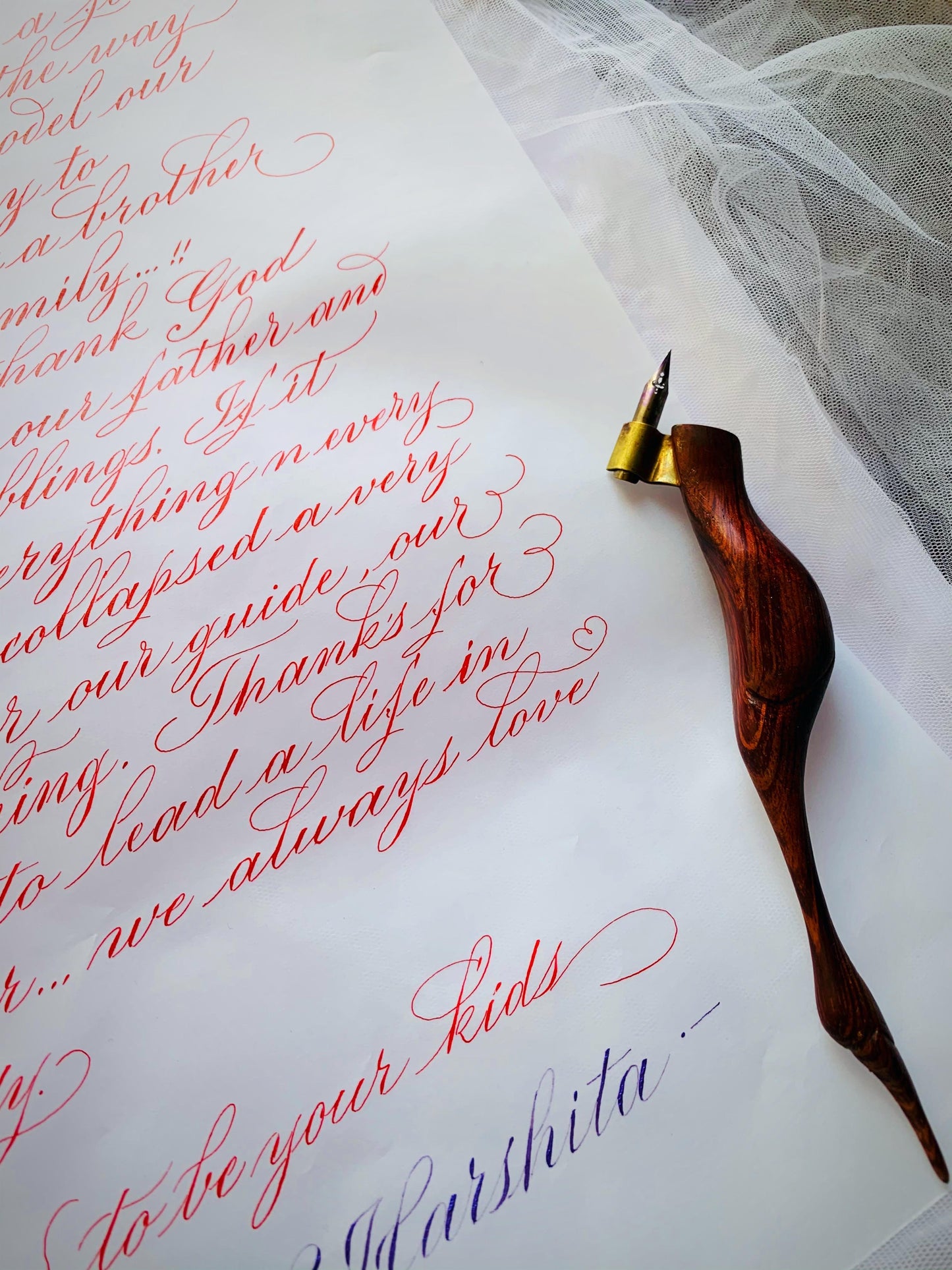 Copperplate Calligraphy Workshop - Oriandcalli