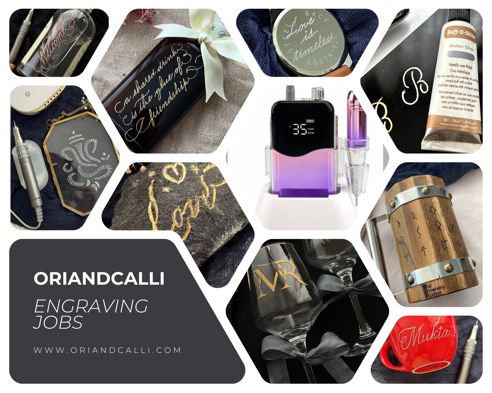 Engraver (Portable & Rechargeable) - Oriandcalli