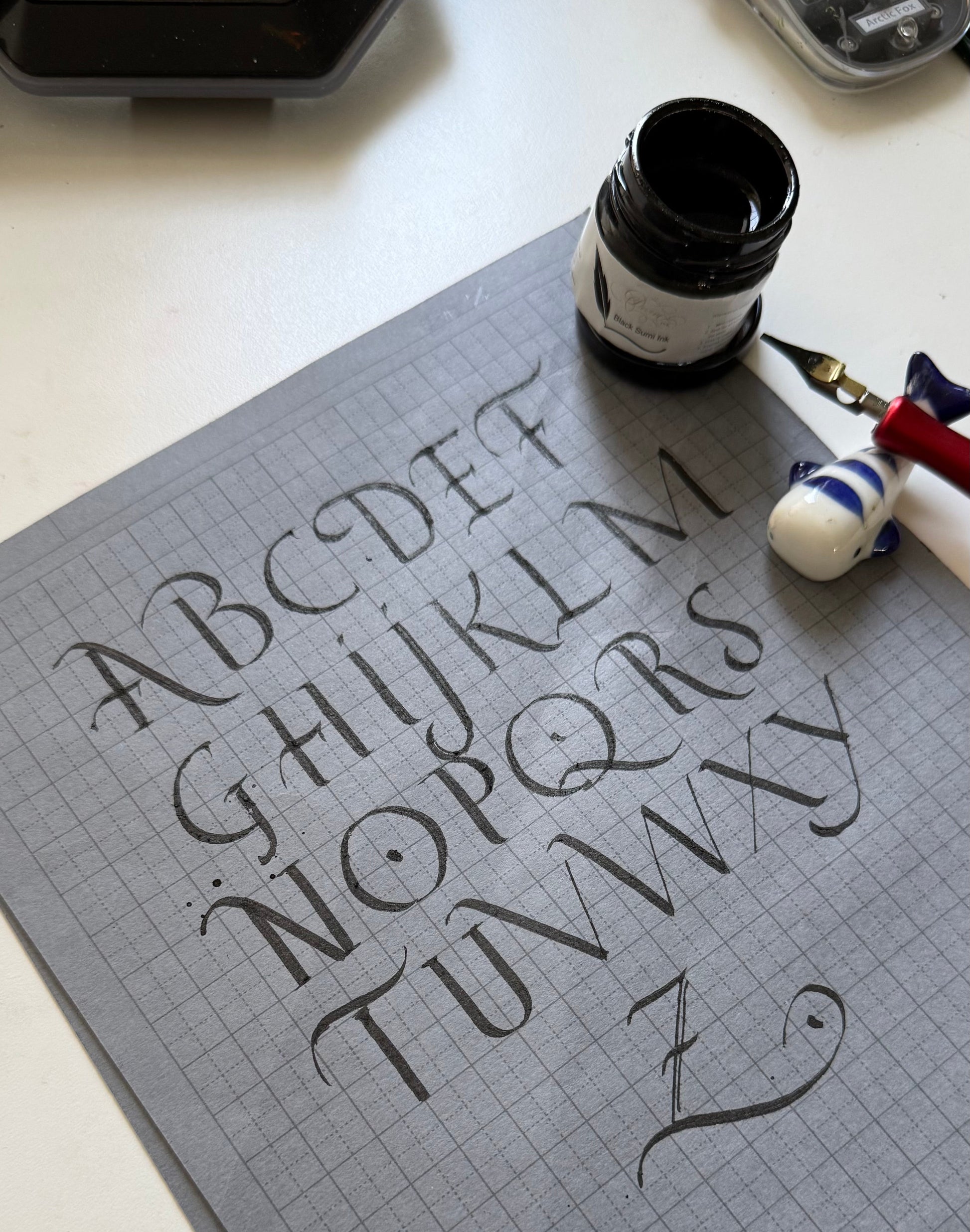 Calligraphy practice Sheets - Oriandcalli