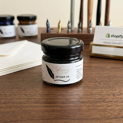 Jet black ink