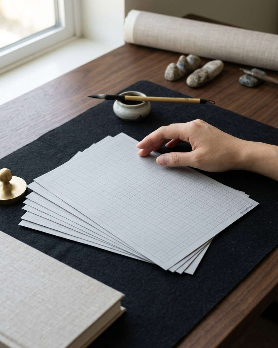 Calligraphy practice Sheets - Oriandcalli