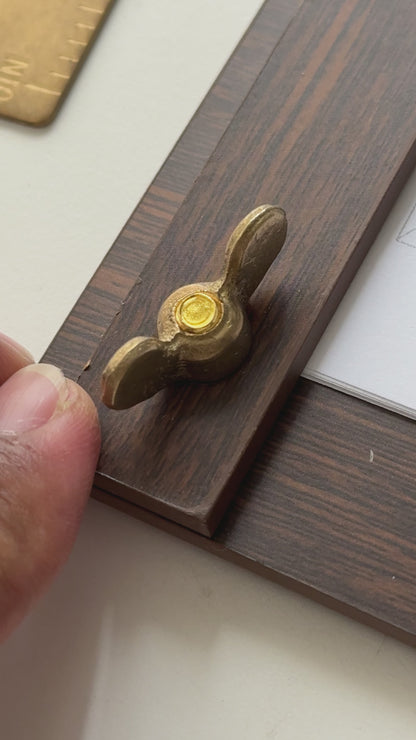 Wooden writing pad